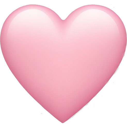 Light pink heart