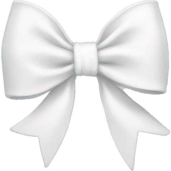White bow