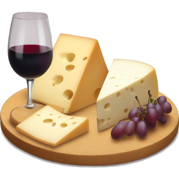 Cheese board and wine