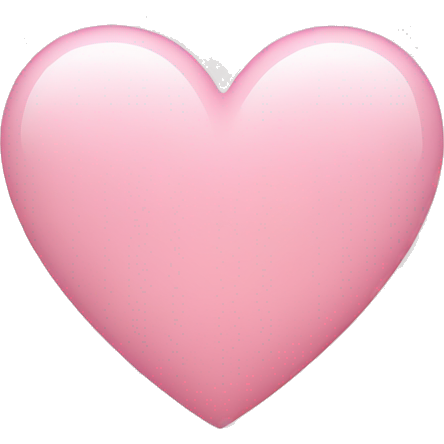 Light pink heart