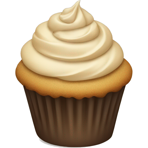 Beige cupcake