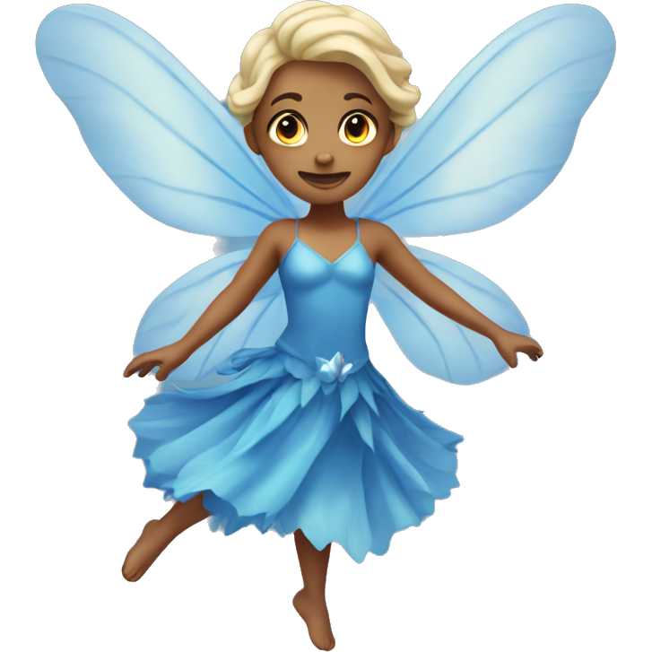 Flying blue fairy