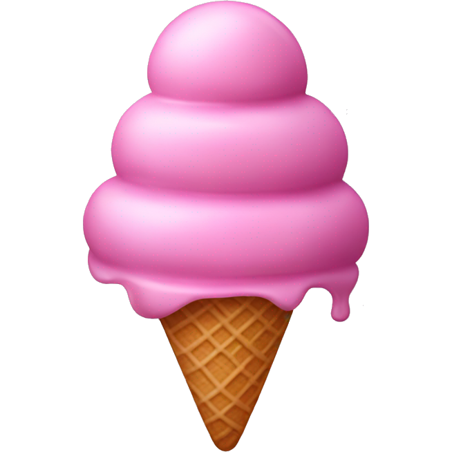 Pink ice cream