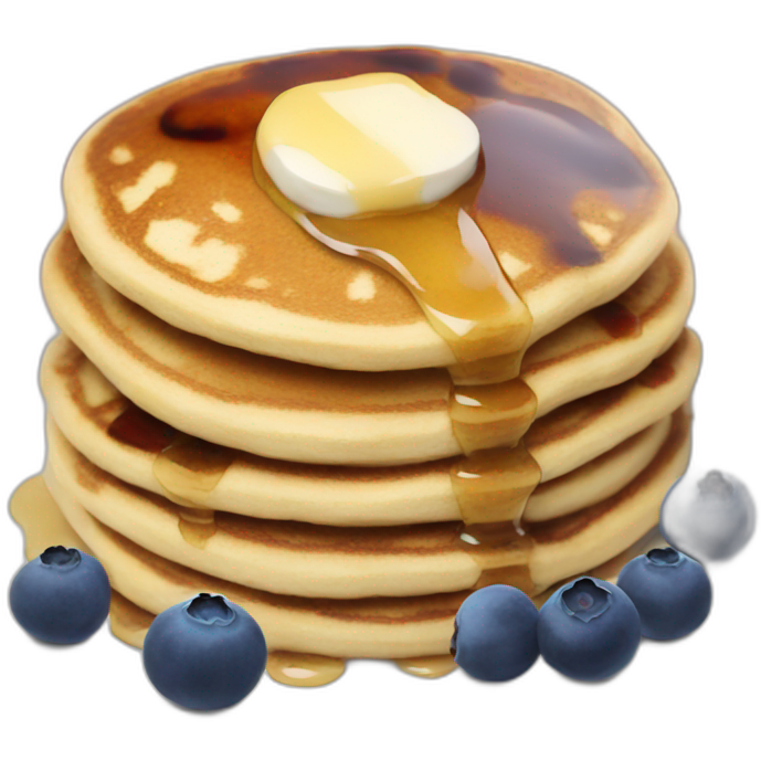 Blueberry pancakes
