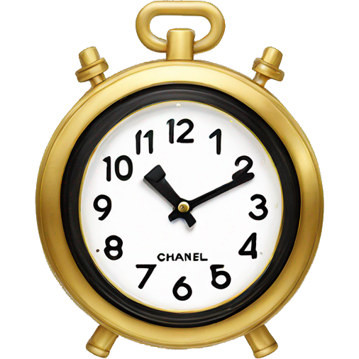 Chanel logo Clock