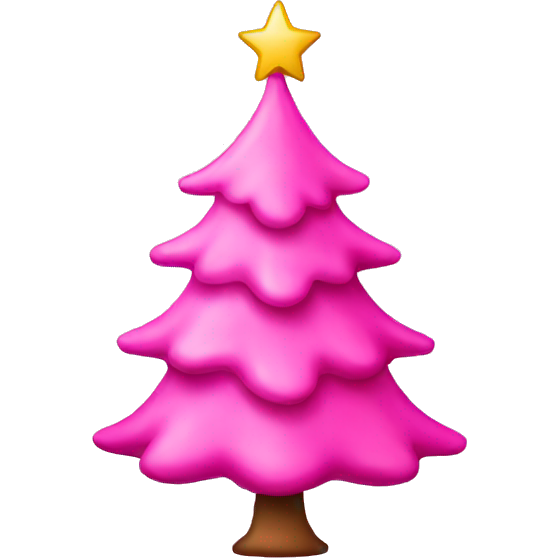 Pink Christmas tree