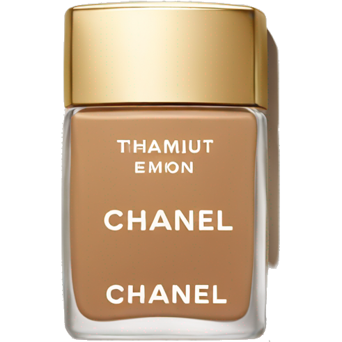 Beige chanel makeup bottle