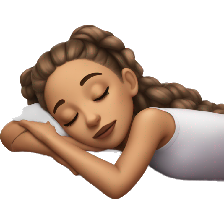Ariana Grande sleeping