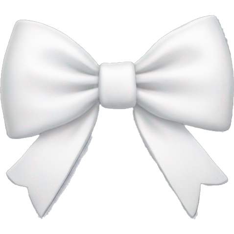 White bow