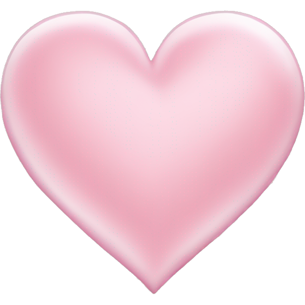 Light pink love heart