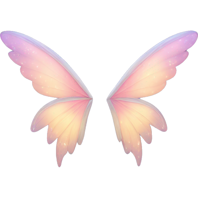 Fairy wings and stars