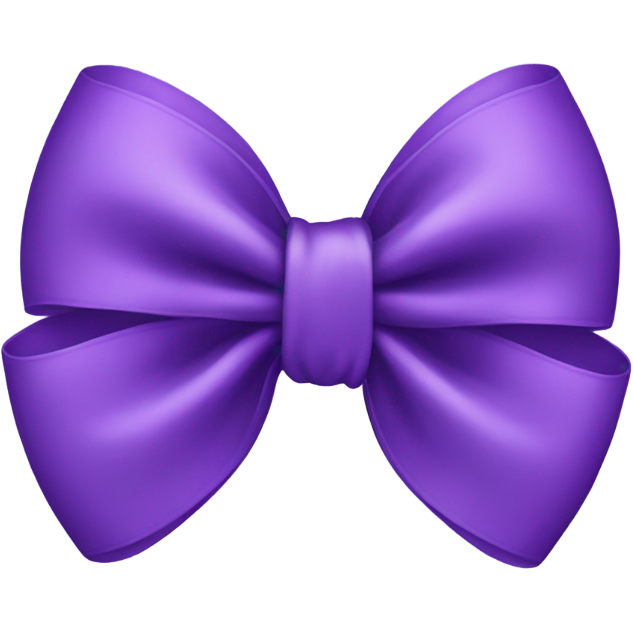 Purple bow