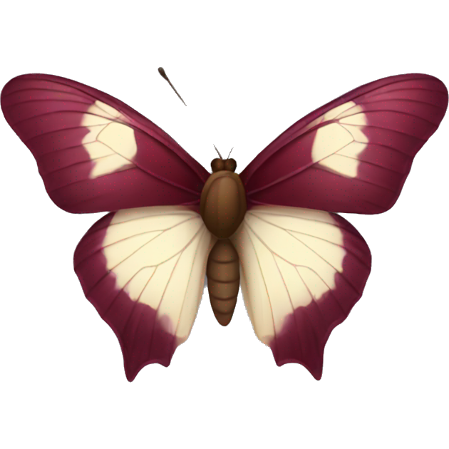 Burgundy butterfly