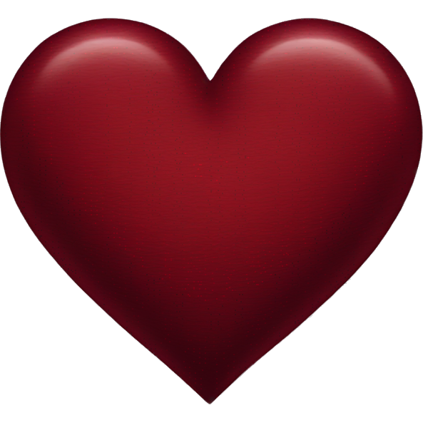 Dark red heart