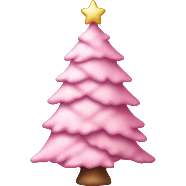 Baby pink Christmas tree