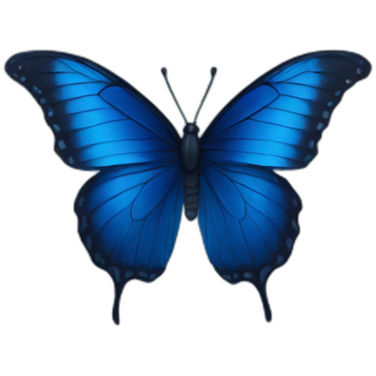 Dark blue butterfly