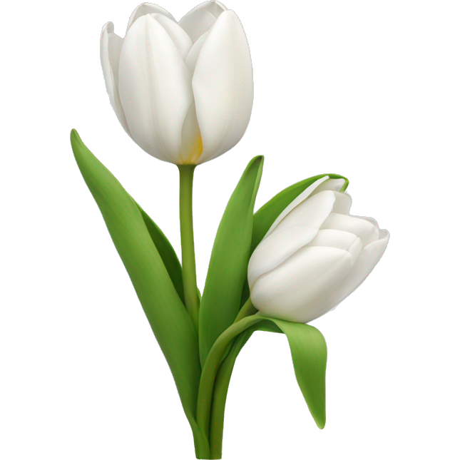 White tulips