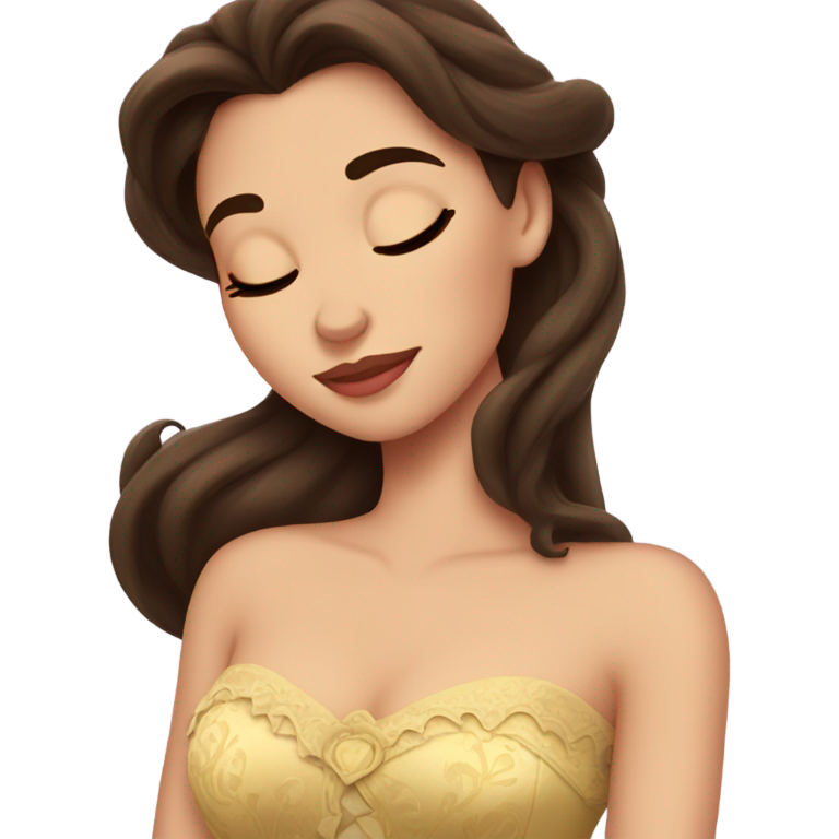 Sleeping brunette beauty Disney