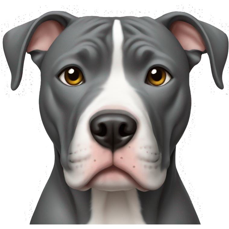 Pitbull grey dog