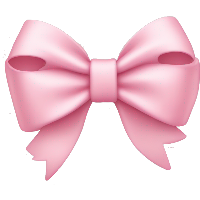 Light pink bow on light pink bow
