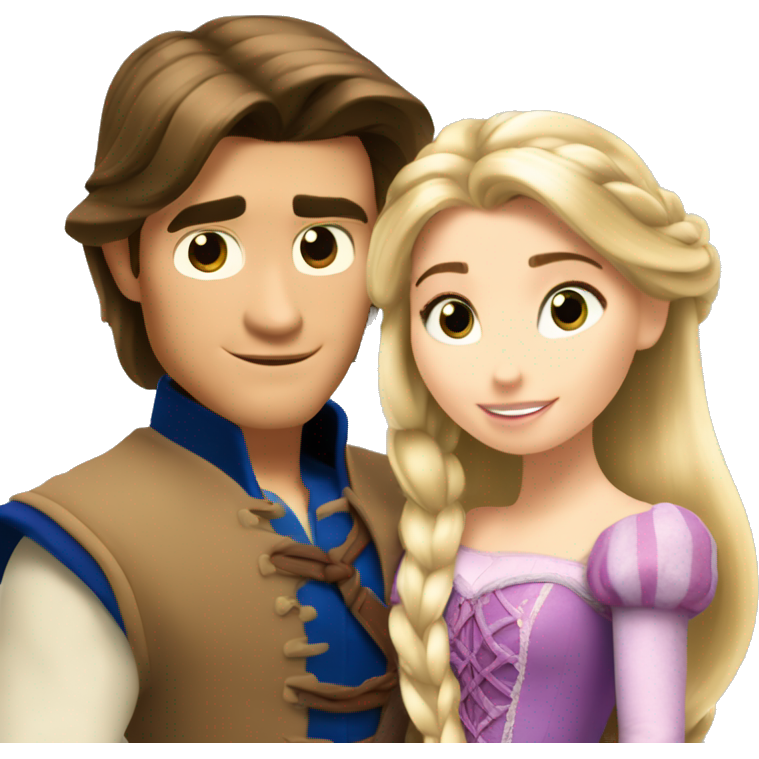 Princess Rapunzel and Flynn Rider