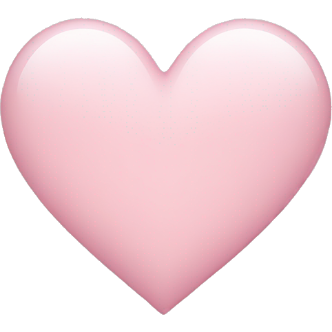 Light pink heart