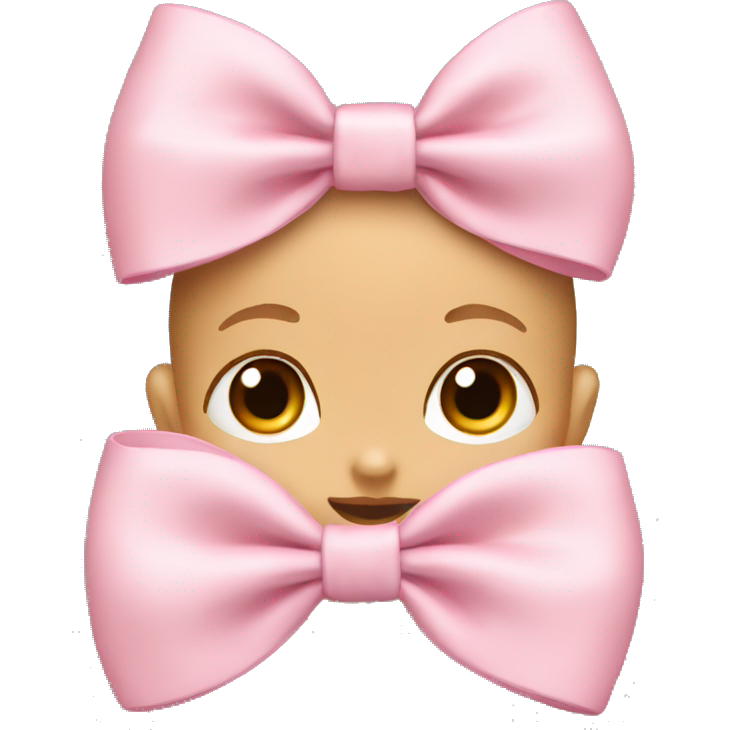 Baby pink bow