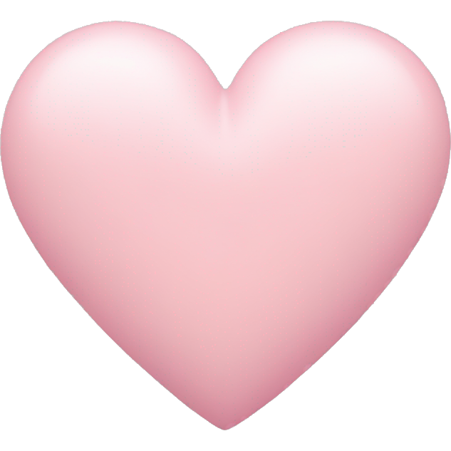 Pastel pink heart