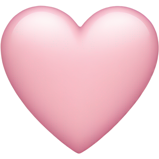 Light pink heart