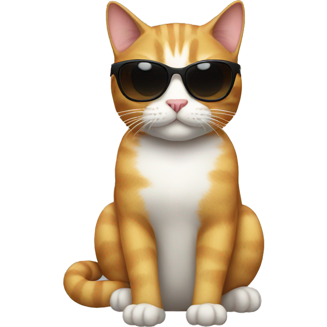 Cat with sunglasses