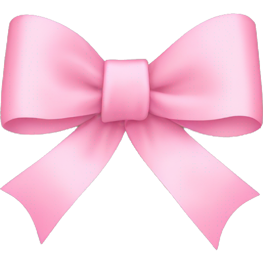 A ribbon in baby pink