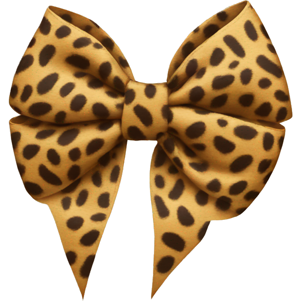 Cheetah print bow