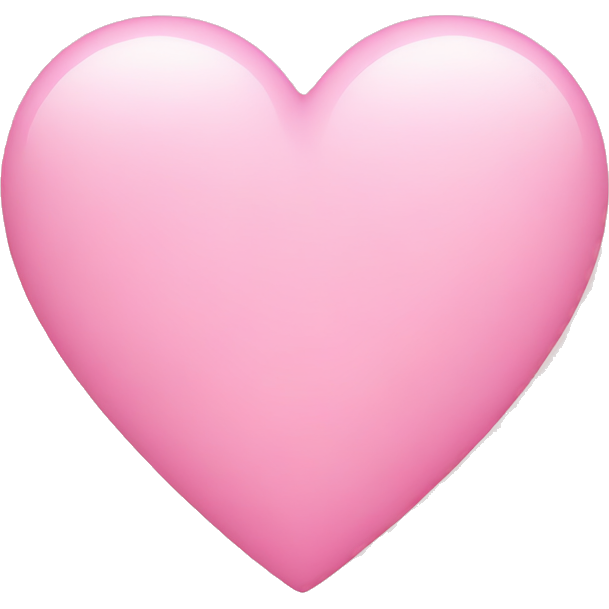 Pink pastel heart