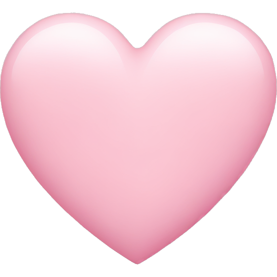 Pink pastel heart