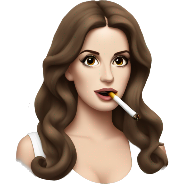Lana Del Rey smoking