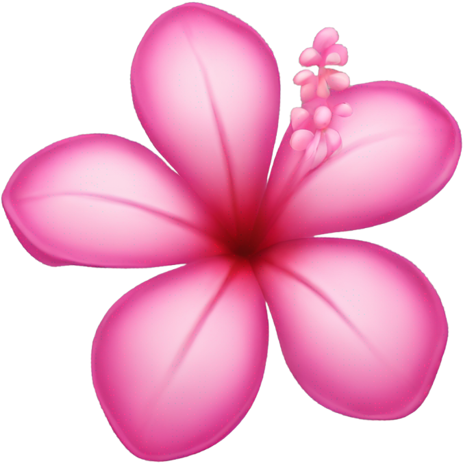 Cute pink hawaiian flower