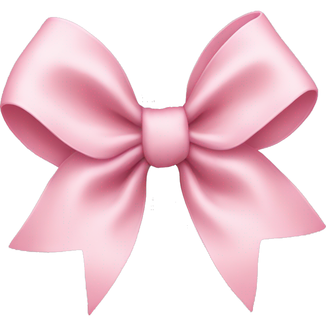 Light pink bow