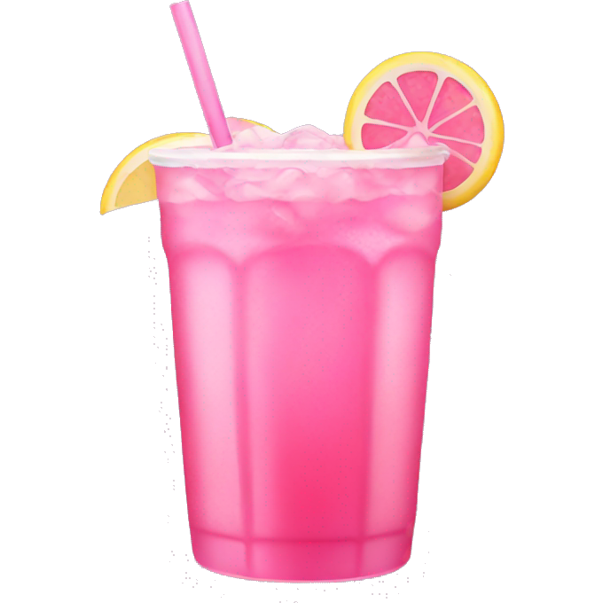 Summer girly pink drink