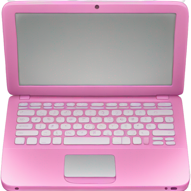 Pink laptop
