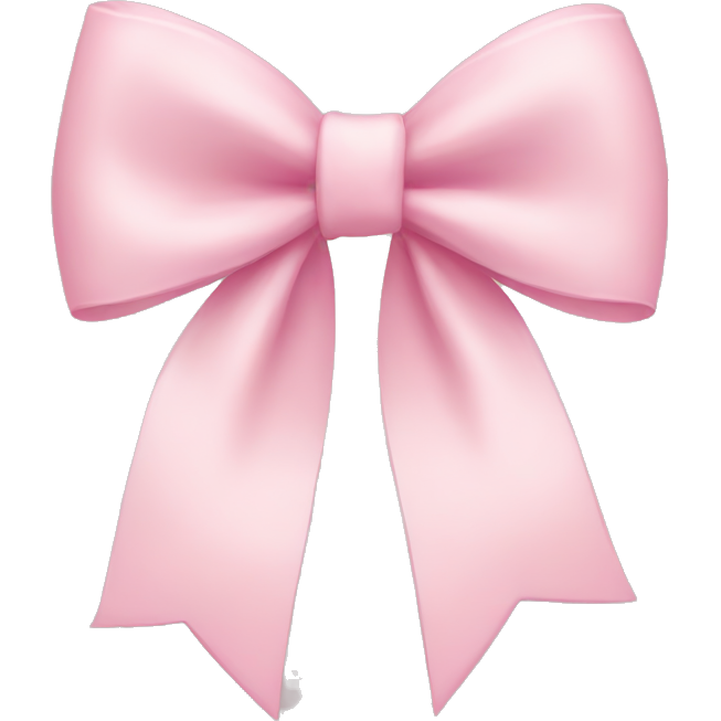 Light pink bow