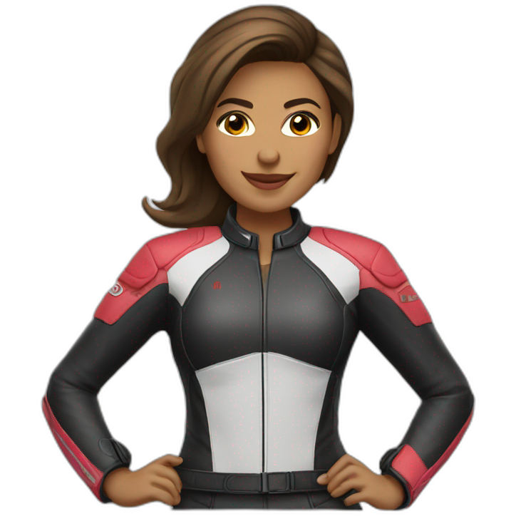 Motociclista mulher