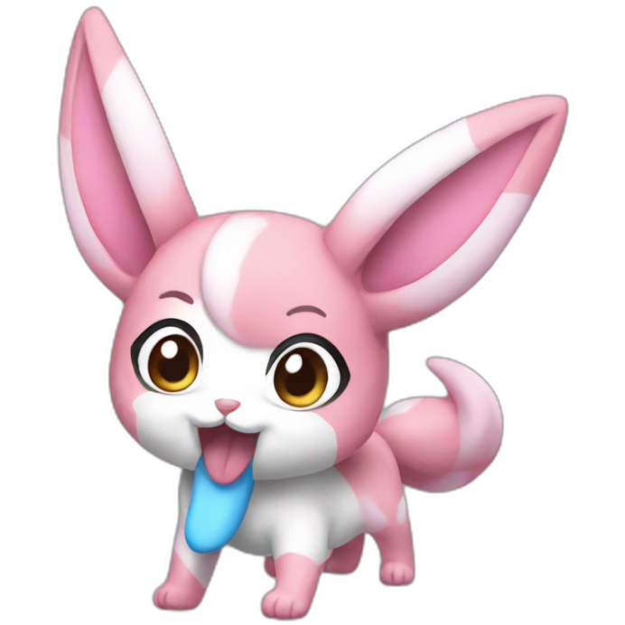Sylveon eating