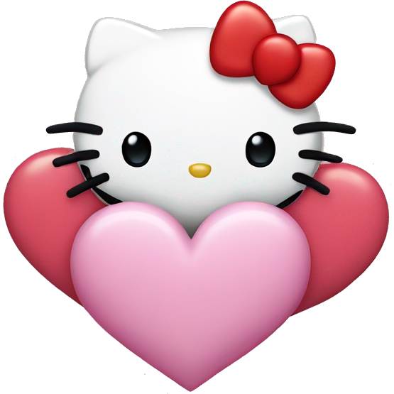 Hello kitty with heart