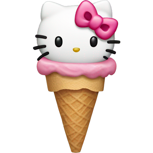 Hello kitty ice cream