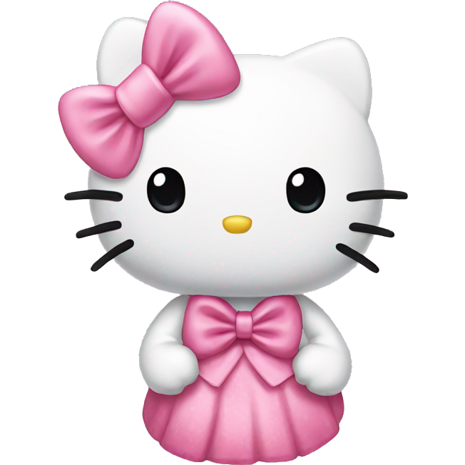 Hello kitty wiht a bow