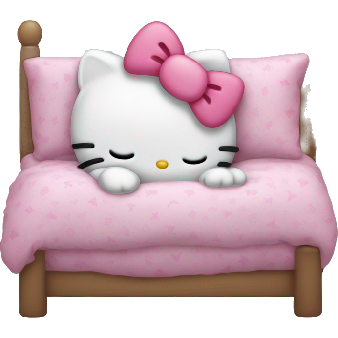Hello kitty sleeping