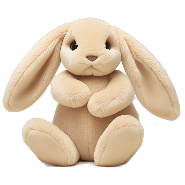 Cute soft beige bunny cuddle from jellycat