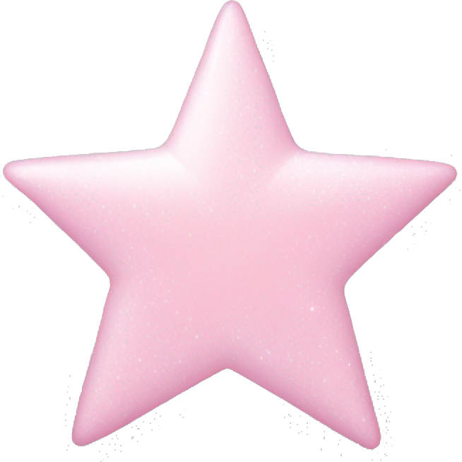 Pale pink star sparkle