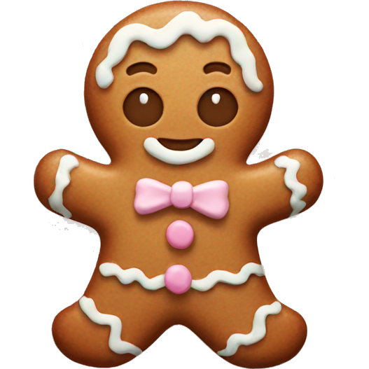 Pastel gingerbread man