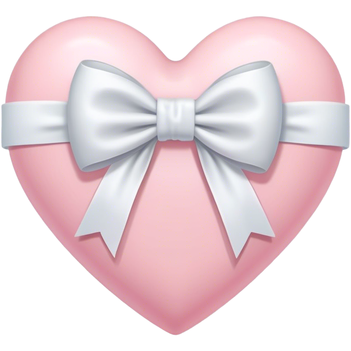 Https://emojis.sh/emoji/pastel pink heart with white bow yTyniwSyN2N Get this emoji or create your own with AI ✨